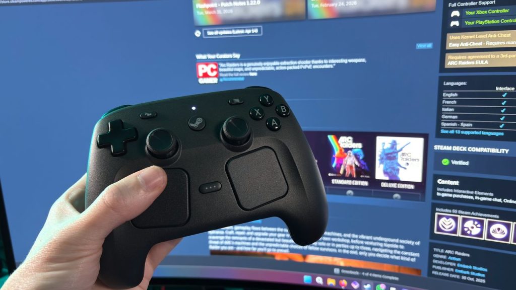 Спрос на Steam Controller бьет рекорды: новый заказ придется ждать до 2027 года