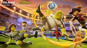 Шрек ворвался в футбол: зелёный огр разрывает поле в FIFA Heroes
